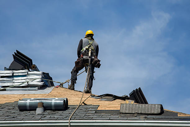 Professional Gutter Installation technician working in Griffin, GA